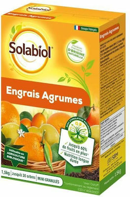 Solabiol Granuliert Düngemittel Kalium für Zitrusfrüchte Bioanbau 1.5kg 1Stück