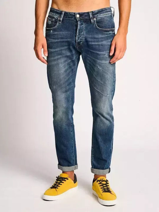 Simon Men's Jeans Pants Blue