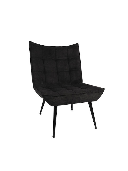 Laurina Armchair Black 96x69x82cm