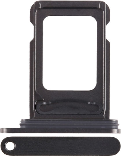 Sim Card Slot Black for iPhone 15 Pro Max.