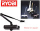 Ryobi Νο3 Μηχανισμός Επαναφοράς για Πόρτες έως 96.5cm και 65kg Λευκός