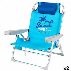 Aktive Small Chair Beach Blue 53x80x58cm