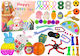 Lean Toys Easter Fidget Toys Anti-stress Set Αφρώδες