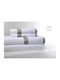 Down Town Home Duvet Cover Cotton Queen 250x260 King Light Grey