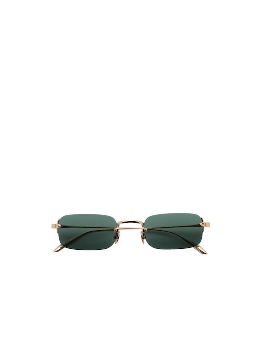 Gast Astro Sunglasses with Gold Metal Frame and...