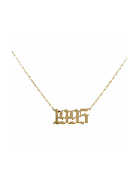 Necklace from Gold 9 K