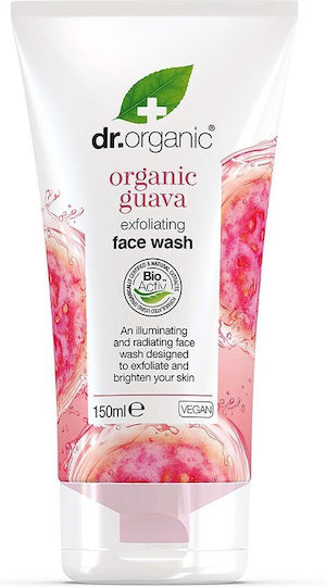 Dr.Organic Guava Με Ήπια Απολέπιση Gel Καθαρισμού Προσώπου 150ml