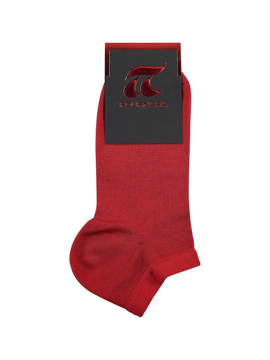 Pournara Damen Socken Rot 1Pack