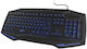 URage Exodus 300 Illuminated Гейминг Клавиатура с RGB подсветка (Английски US) Черен