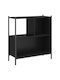 Bookcase Black 72x28x77.5cm