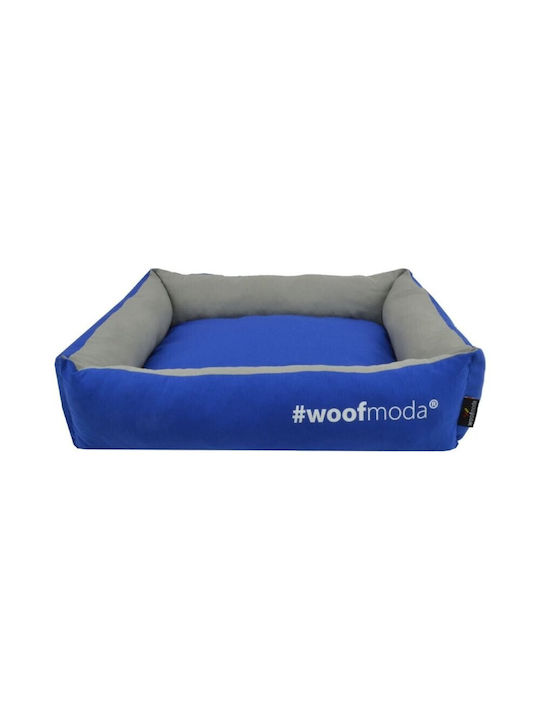 Woofmoda Blue Dog Poof Bed 62x55cm