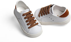 Ever Kid White Baptism Leather Sneakers