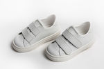 Ever Kid White Baptism Leather Sneakers