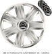 Versaco Car Hubcap Set Comfort with Mazda Emblem 15" 4pcs Silver