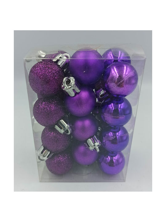 Christmas Ball Ornament Purple