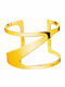 Elixa Women's Bracelet from Stainless Steel Gold Plated 21cm