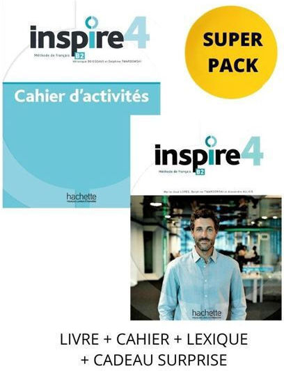 Inspire 4 Super Pack Livre Cahier Lexique Cadeau Surprise
