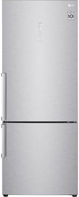 LG Ψυγειοκαταψύκτης Total NoFrost Υ185xΠ70.5xΒ74εκ. Inox