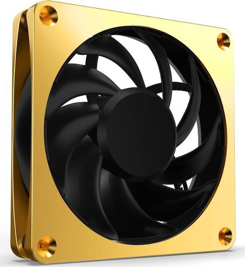 Alphacool Apex Stealth Gehäuselüfter 120mm (2000rpm / 76.81cfm) Ohne LEDs Beleuchtung und Verbindung 4-Pin PWM Gold