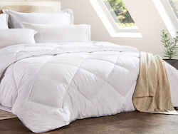 Πάπλωμα Ξενοδοχείου Λευκό Μονό 160x240εκ. Microfiber