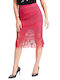 Guess High Waist Skirt in Pink color