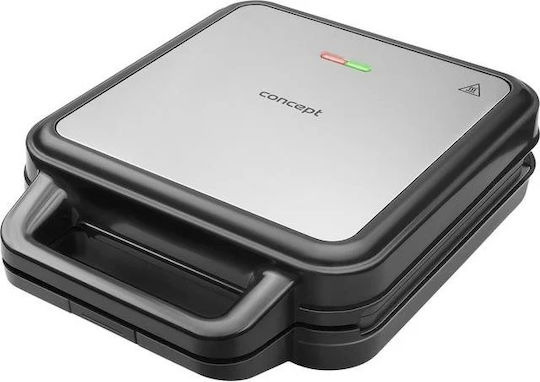 Concept Sandwich Maker with Removable Plates for for 2 Sandwiches Sandwiches 1200W Inox