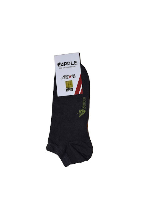 Apple Boxer Socken black 1Pack