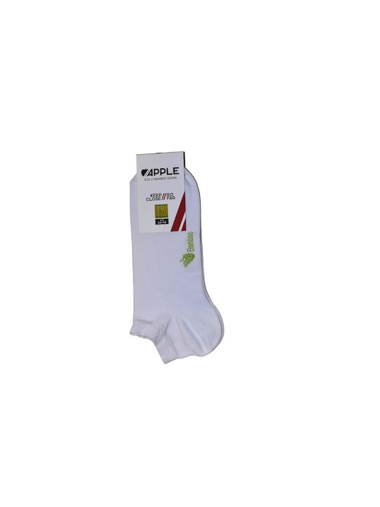 Apple Boxer Socken WHITE 1Pack