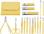 Gepard Manicure / Pedicure Set 42069-YELLOW