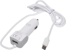 Φορτιστής Αυτοκινήτου με Θύρα 1xUSB-A και Καλώδιο Type-C