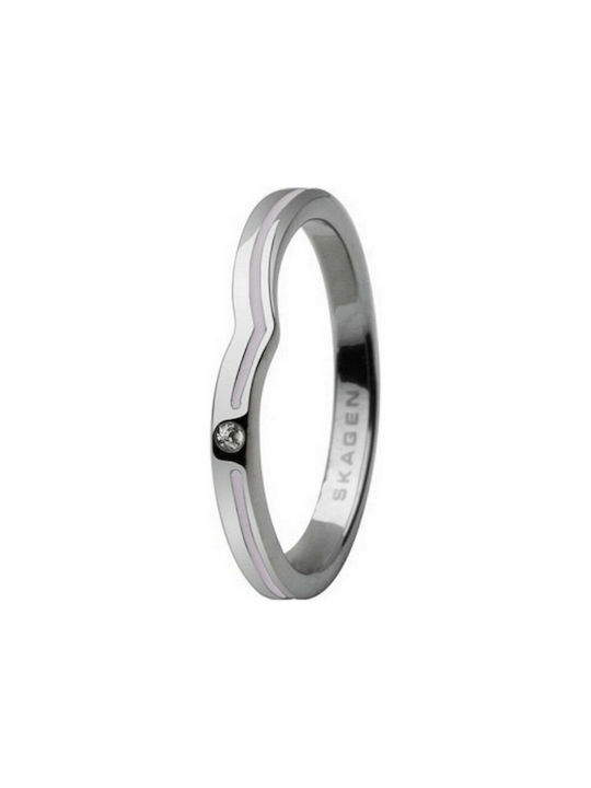 Skagen Femeie Inel din Oțel JRSV018SS5