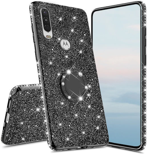 XCase One Action Umschlag Rückseite Schwarz (Motorola Eins)