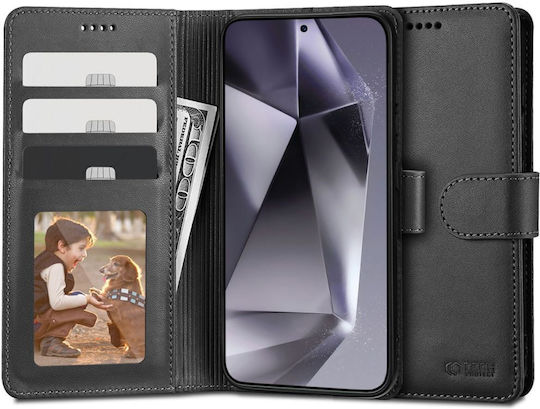 Tech-Protect Wallet Δερματίνης Μαύρο (Galaxy S24)