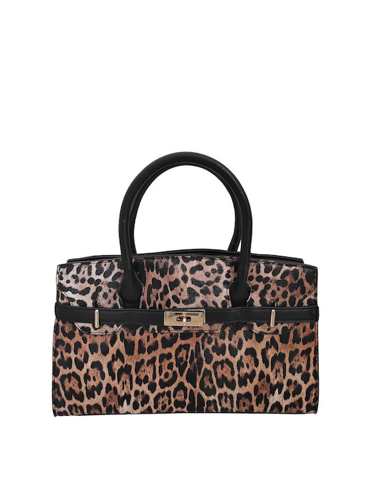 Print Women's Bag Hand Brown