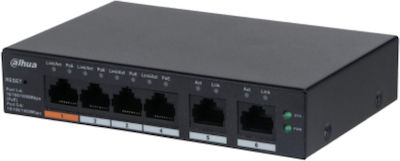 Dahua CS4006-4GT-60 Unverwaltet L2 PoE+ Switch mit 4 Ports Gigabit (1Gbps) Ethernet