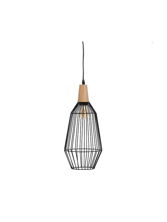 BigBuy Pendant Chandelier for 20 Bulbs E27 Black