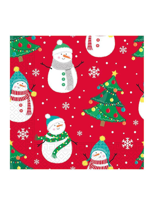 Amscan Set Christmas Napkins 20pcs