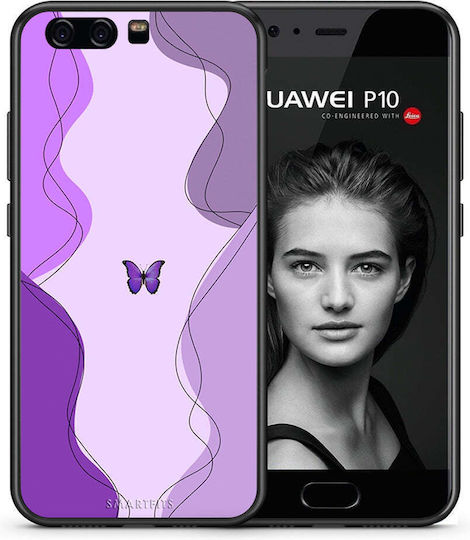 Smartfits Purple Mariposa Umschlag Rückseite Lila (Huawei P10 Lite) 8680414413139_47543862657363