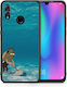 Smartfits Clean The Ocean Umschlag Rückseite Hellblau (Honor 8X)