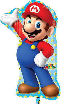 Μπαλόνι Foil Jumbo Super Mario Σχήμα 83εκ.