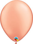 Set of 100 Balloons Latex Rose Gold Pink Gold