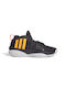 Adidas Dame 8 Extply Χαμηλά Μπασκετικά Παπούτσια Aurora Black / Signal Orange / Dash Grey