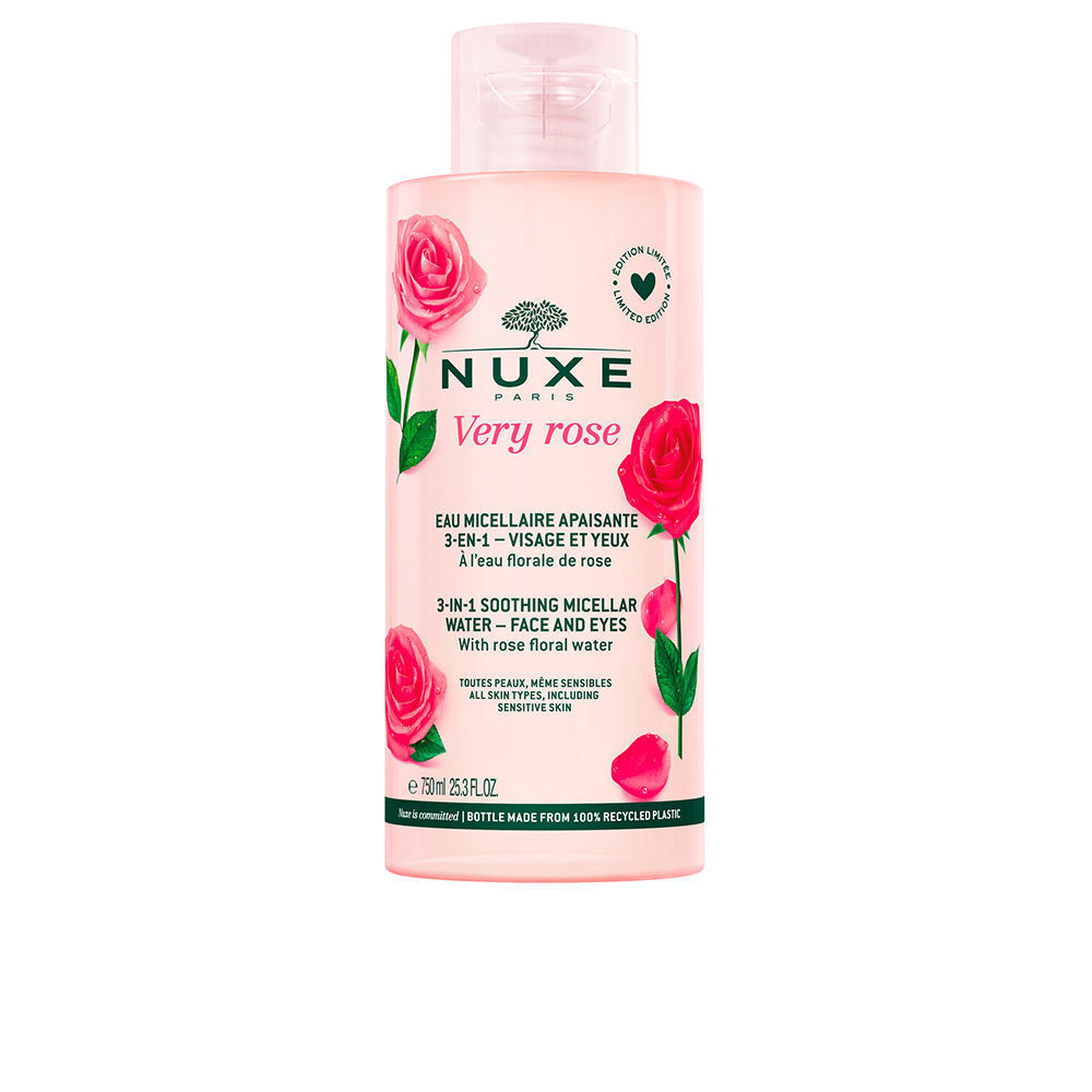 Nuxe Very Rose Micellar Water Αφαίρεσης Μακιγιάζ Προσώπου 750ml
