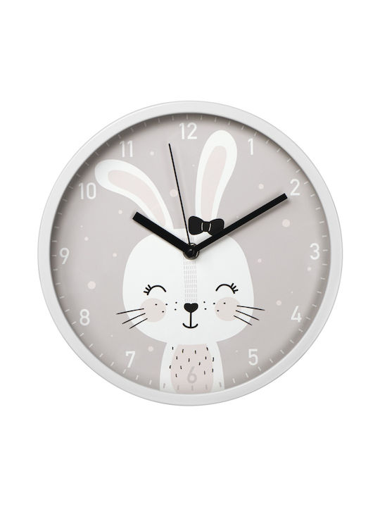 HAMA Wall Clock Plastic Gray