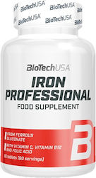 Biotech USA Iron Professional 60 ταμπλέτες