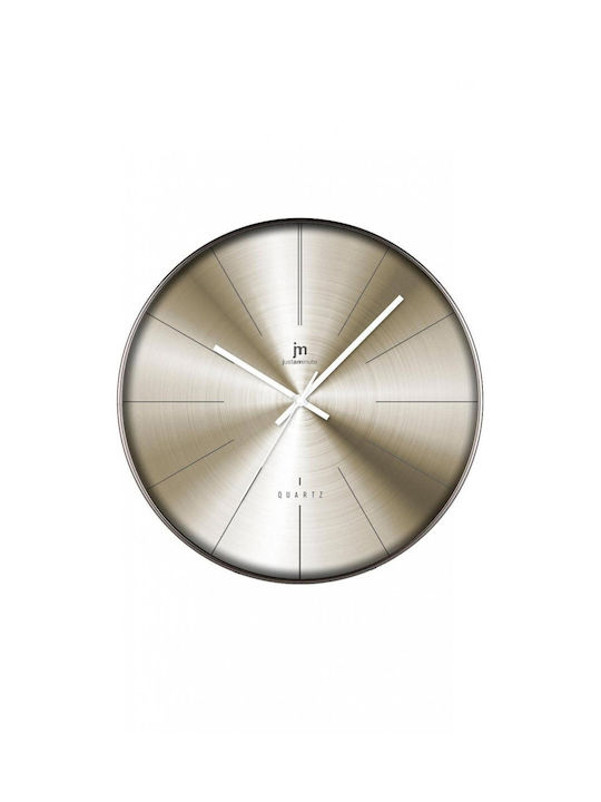 Justaminute Wall Clock Metallic Gray