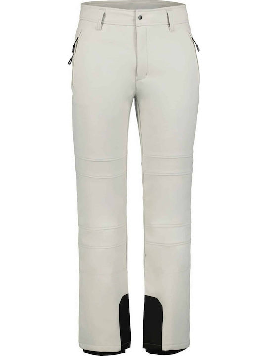 Icepeak 457101380-202 Pantaloni de schi și snowboard pentru bărbați Ski & Snowboard Coajă moale Alb