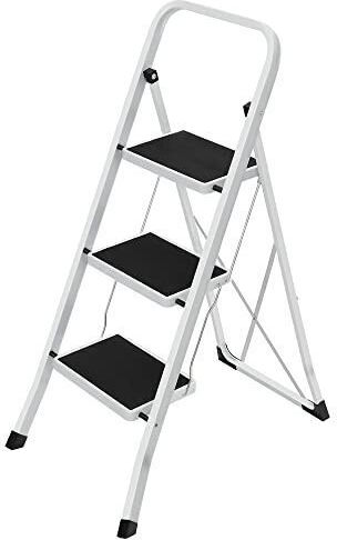 Songmics Ladder Metallic with 3 Steps 105cm
