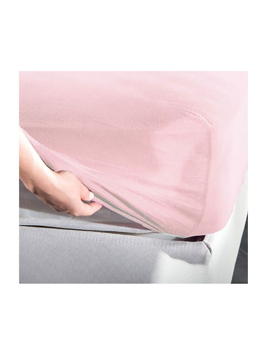Flamingo Sheet King Size with Elastic 180x200+32cm. Amethyst