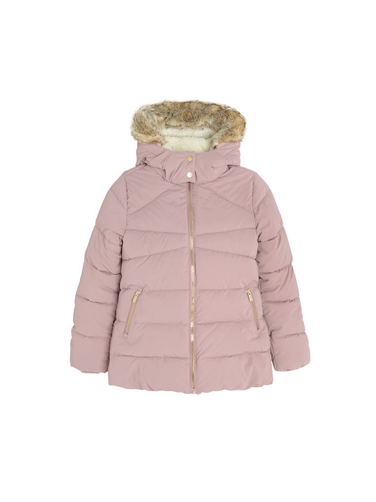 Cool Club Kids Casual Jacket with Hood Pink